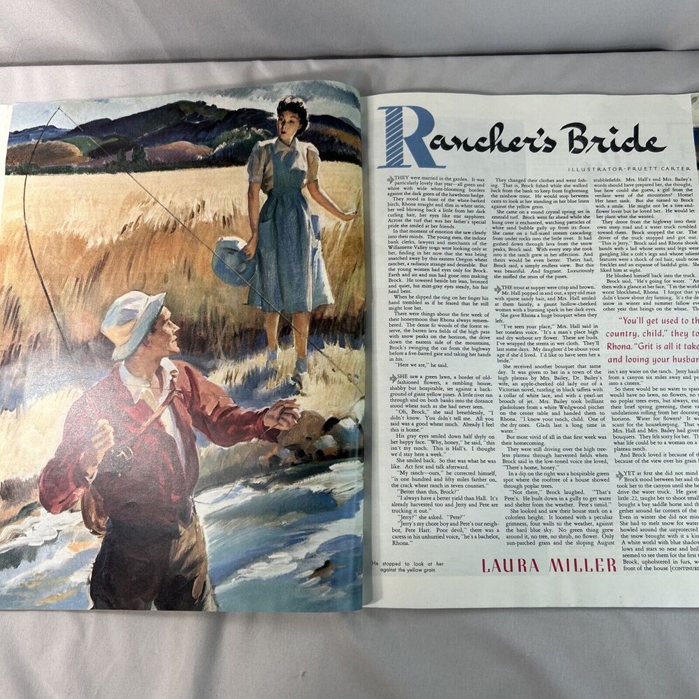 1940 August womans home companion magazine pointer puppies - Picture 12 of 15
